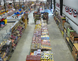 Interior View-The Fireworks Superstore
