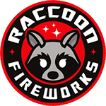 raccoon fireworks